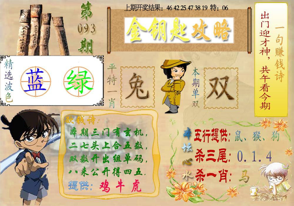 093期《金钥匙攻略》[图]